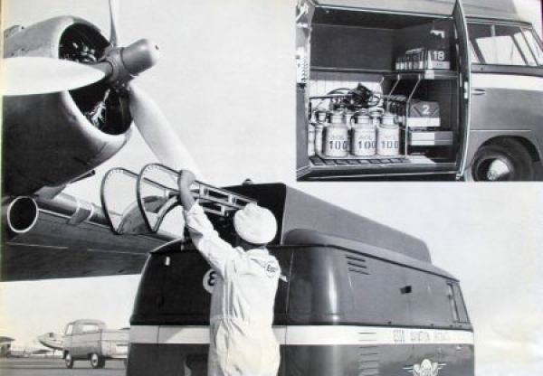 Volkswagen T1 Transporter Modellprogramm 1962 "Zweckvolle Inneneinrichtung" Automobilprospekt (9698)